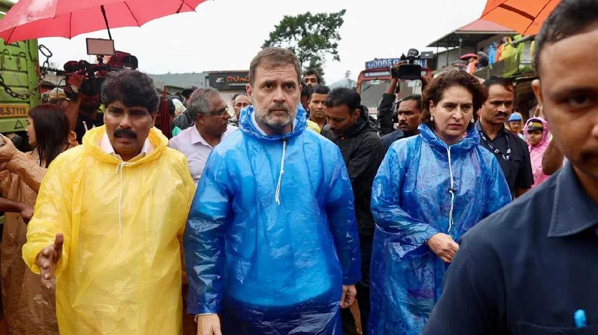 वायनाड भूस्खलन : राहुल-प्रियंका गांधी को प्रशासन ने दी राहत कार्यों की जानकारी